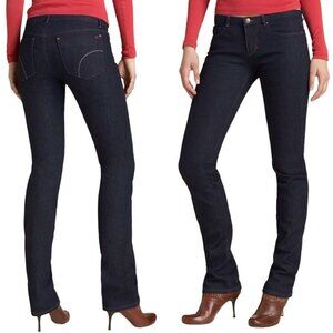 Joe's Jeans Cigarette Slim Straight Leg Jeans Dark Wash Denim Casual Zip Fly